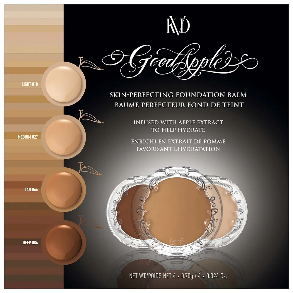 Kat Von D Good Apple Hydrating Skin Perfecting Cream Foundation Balm Medium 036
